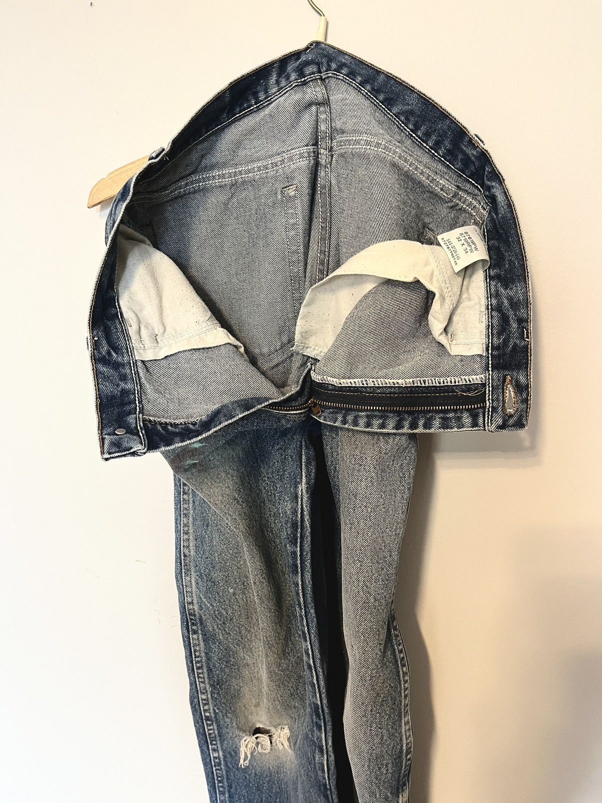 Japanese Brand × Rustler Vintage Rustler Distressed Jeans Size US 32 / EU 48 - 7 Thumbnail