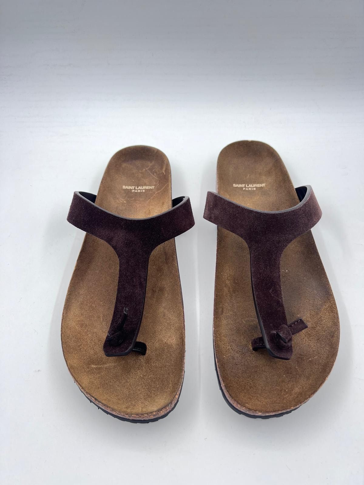 Saint Laurent Paris New Saint Laurent Fabrice men sandals IT43.5/US 10.5/UK 9.5 Size US 10.5 / EU 43-44 - 12 Thumbnail