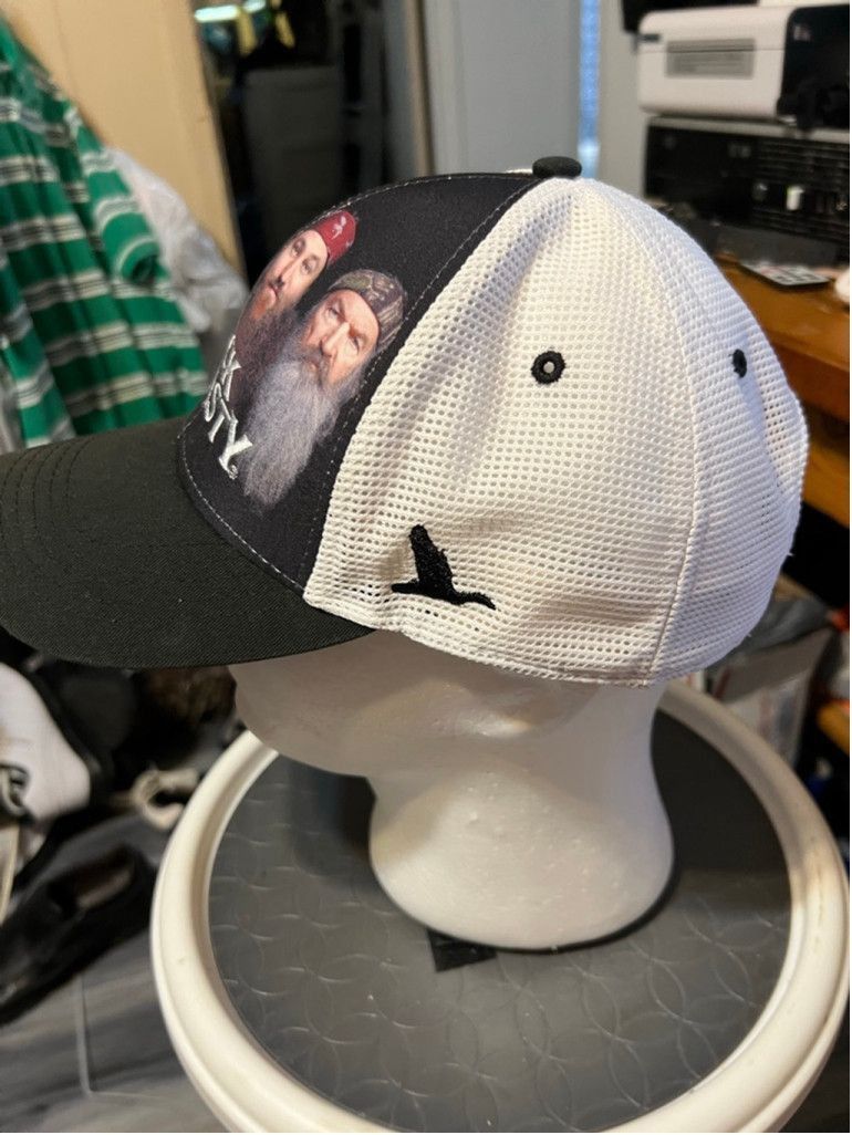 Other Men's Duck Dynasty Black White Mesh Trucker Hat One Size Size ONE SIZE - 2 Thumbnail
