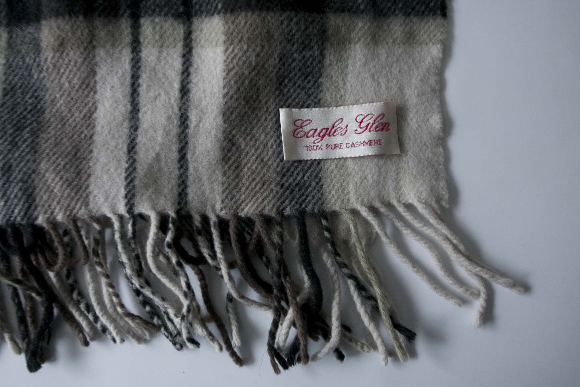Other Eagles Glen Scarf 100% Cashmere Size ONE SIZE - 2 Thumbnail