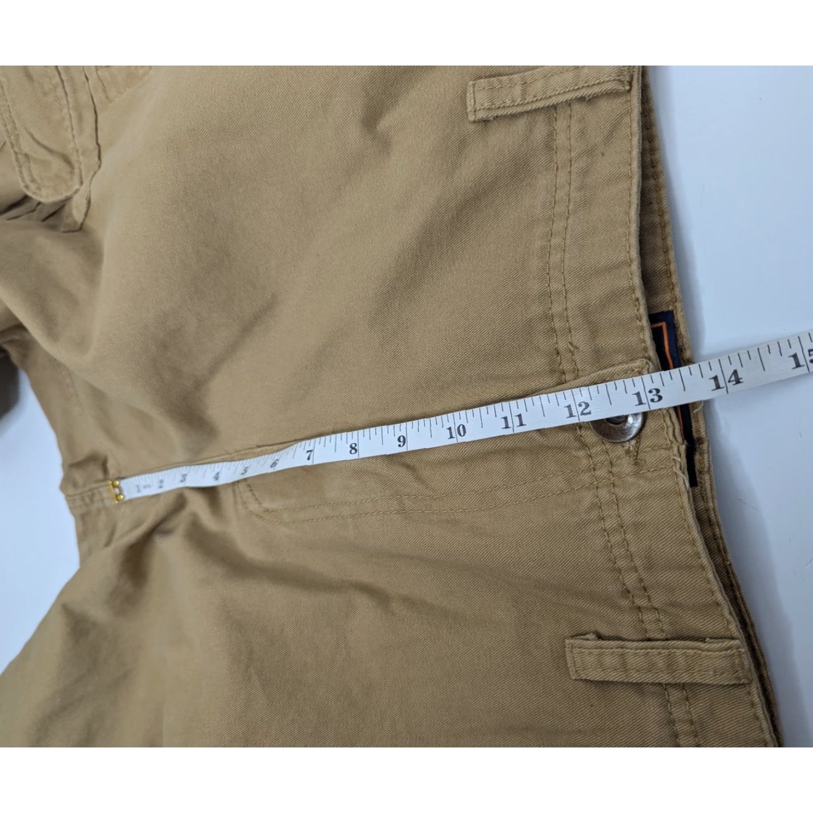 Camel Wear First Cargo Shorts Men 44 Desert Camel Flat Front Pockets Outdoors Hiking Casual Spring Summer Cotton Tan Cargo Pocket Regular Mens Size US 44 / EU 60 - 4 Thumbnail