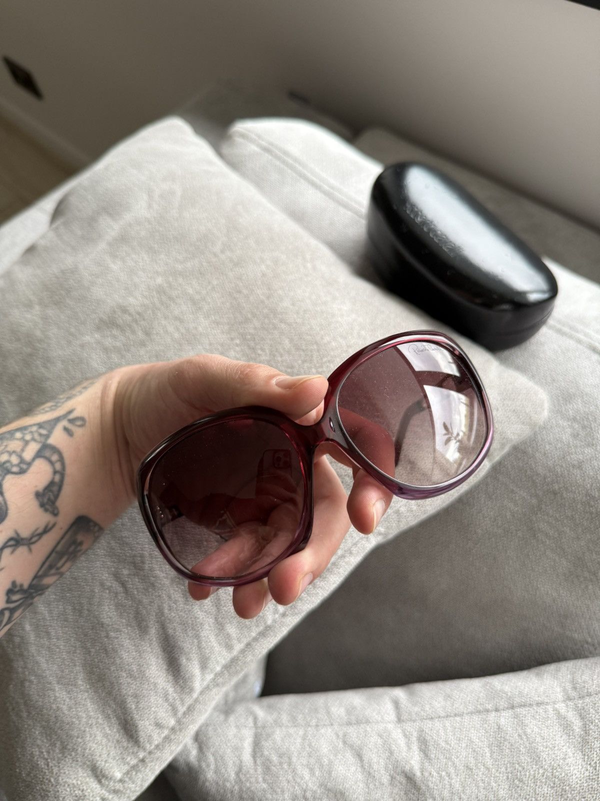 Roberto Cavalli Vintage Roberto Cavalli Cherry Sunglasses Size ONE SIZE - 8 Thumbnail