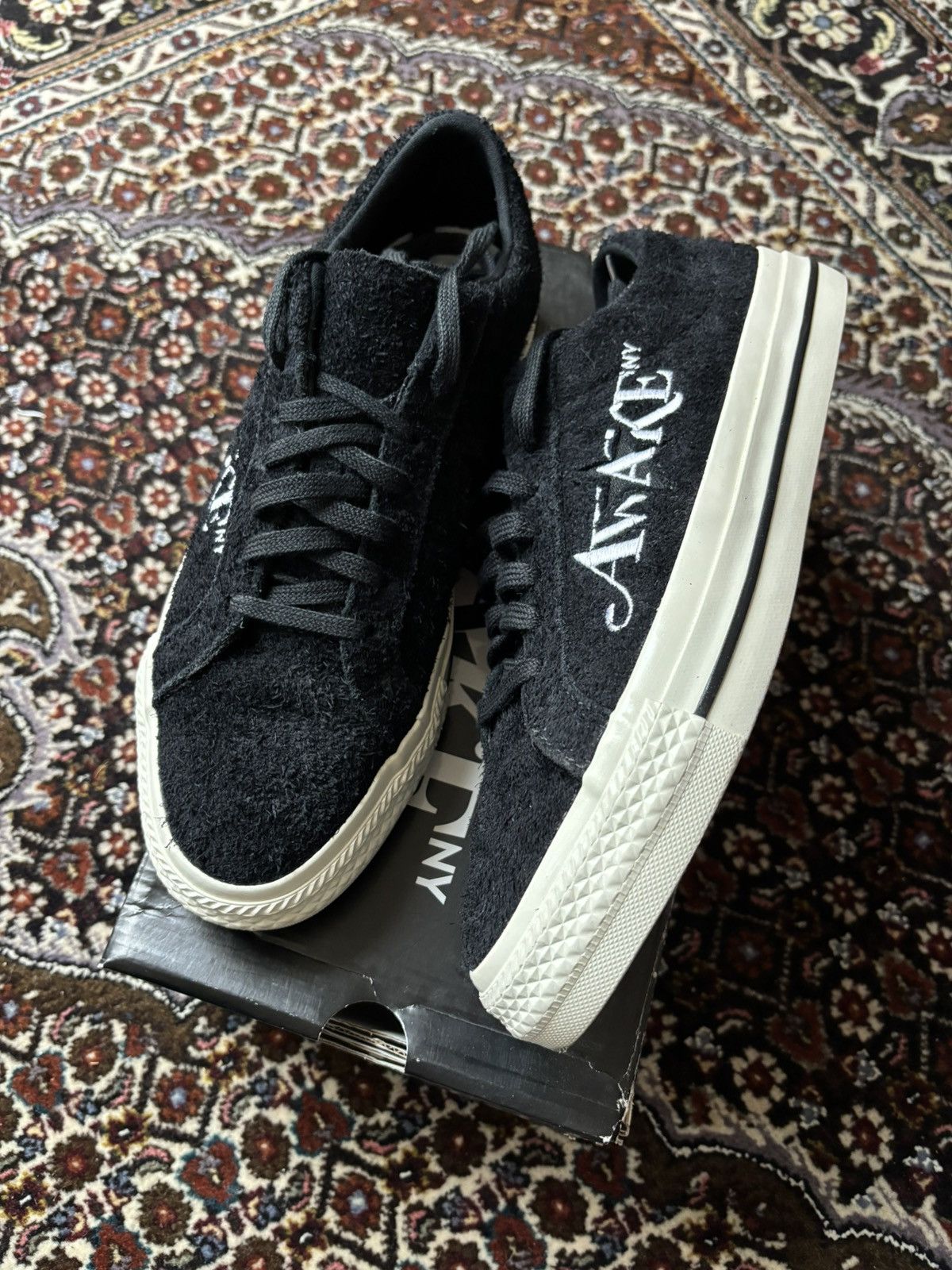 Awake NY × Converse Awake NY × Converse (Black Fuzzy) Size US 8.5 / EU 41-42 - 2 Thumbnail