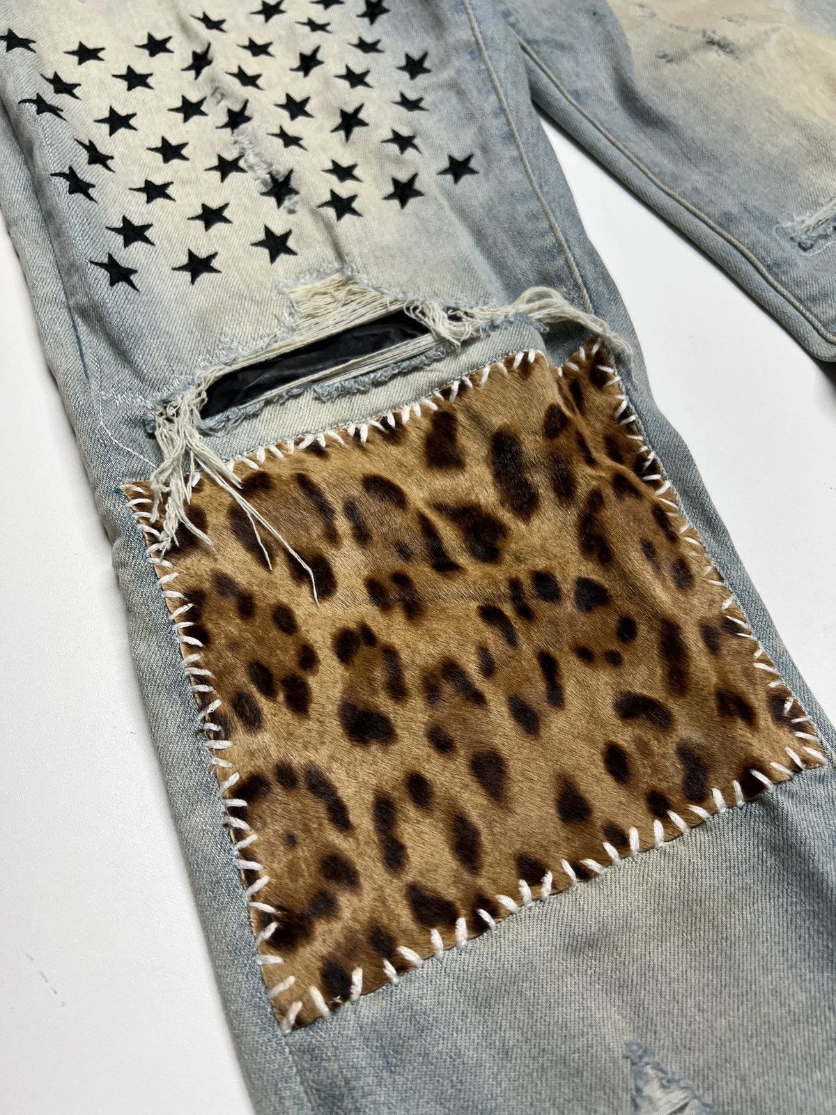 Amiri Art patch jean rn150712 Size US 32 / EU 48 - 5 Thumbnail
