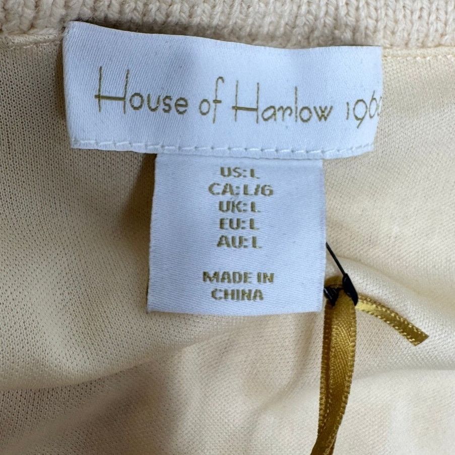 House of Harlow NEW House of Harlow 1960 Cream Crochet Dress Size Large Size L / US 10 / IT 46 - 4 Thumbnail