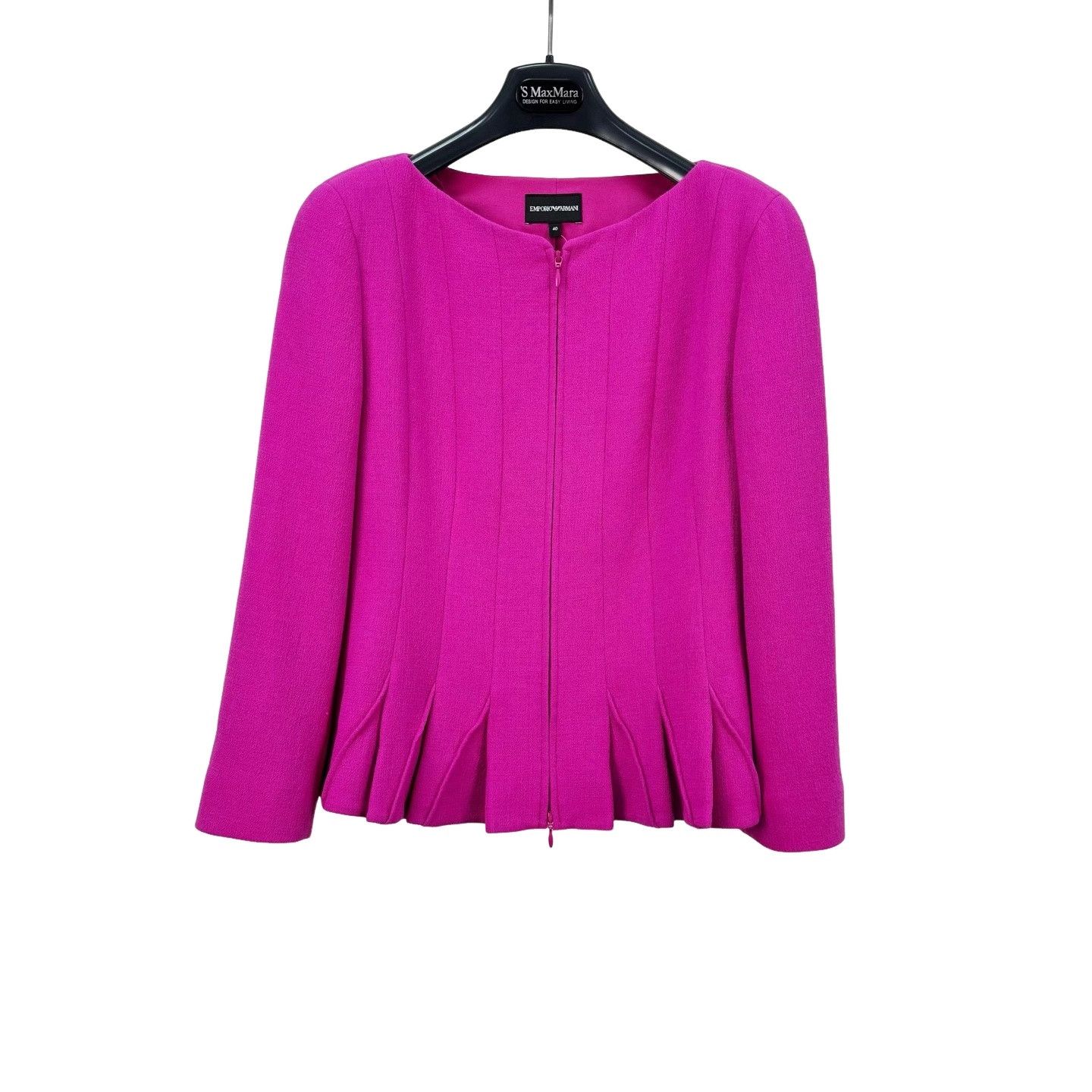 Emporio Armani Emporio Armani Pink Zip-Up Jacket Size IT 40 Size S / US 4 / IT 40 - 1 Thumbnail