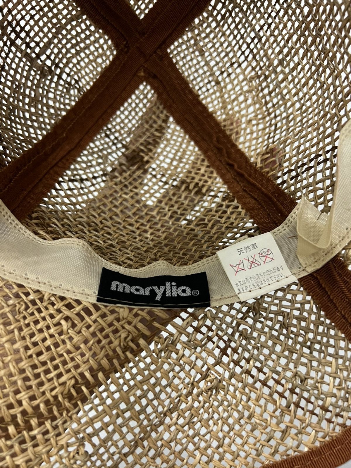 Japanese Brand Marylia Paper Straw Archive Hat Size ONE SIZE - 10 Thumbnail