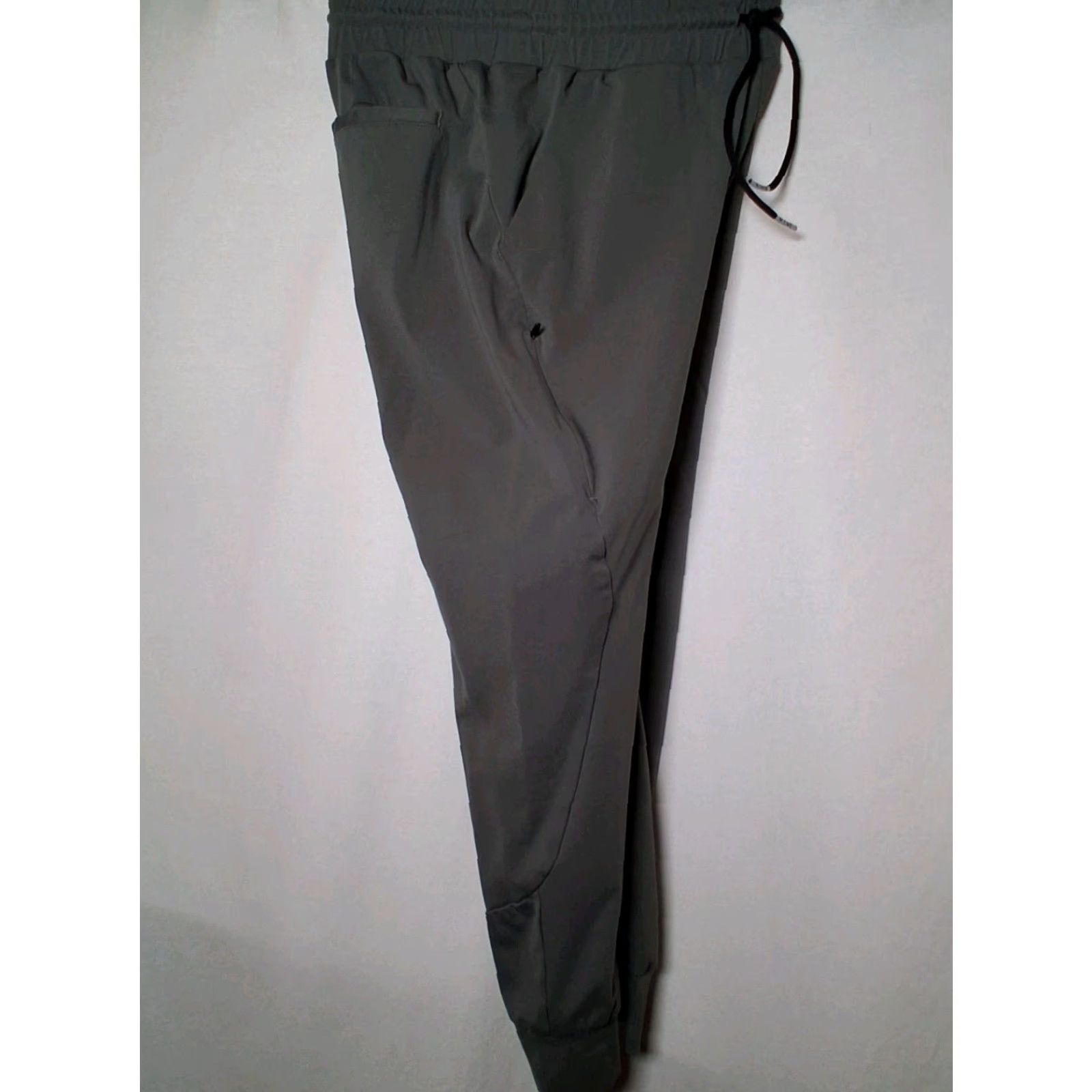 Vintage Bylt Active Jogger Pants Women M Gray Nylon Spandex Viscose Stretch Athletic Pockets Drawstring Regular Inseam 27" Jogger Work Out Athletic Size 32" / US 10 / IT 46 - 5 Thumbnail
