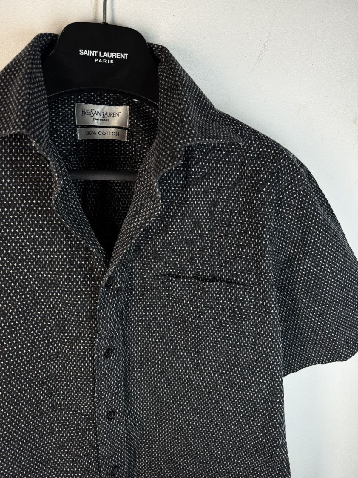 Yves Saint Laurent ♱ ♱ ♱ Crosses YSL Shirt Summer Size US M / EU 48-50 / 2 - 19 Thumbnail