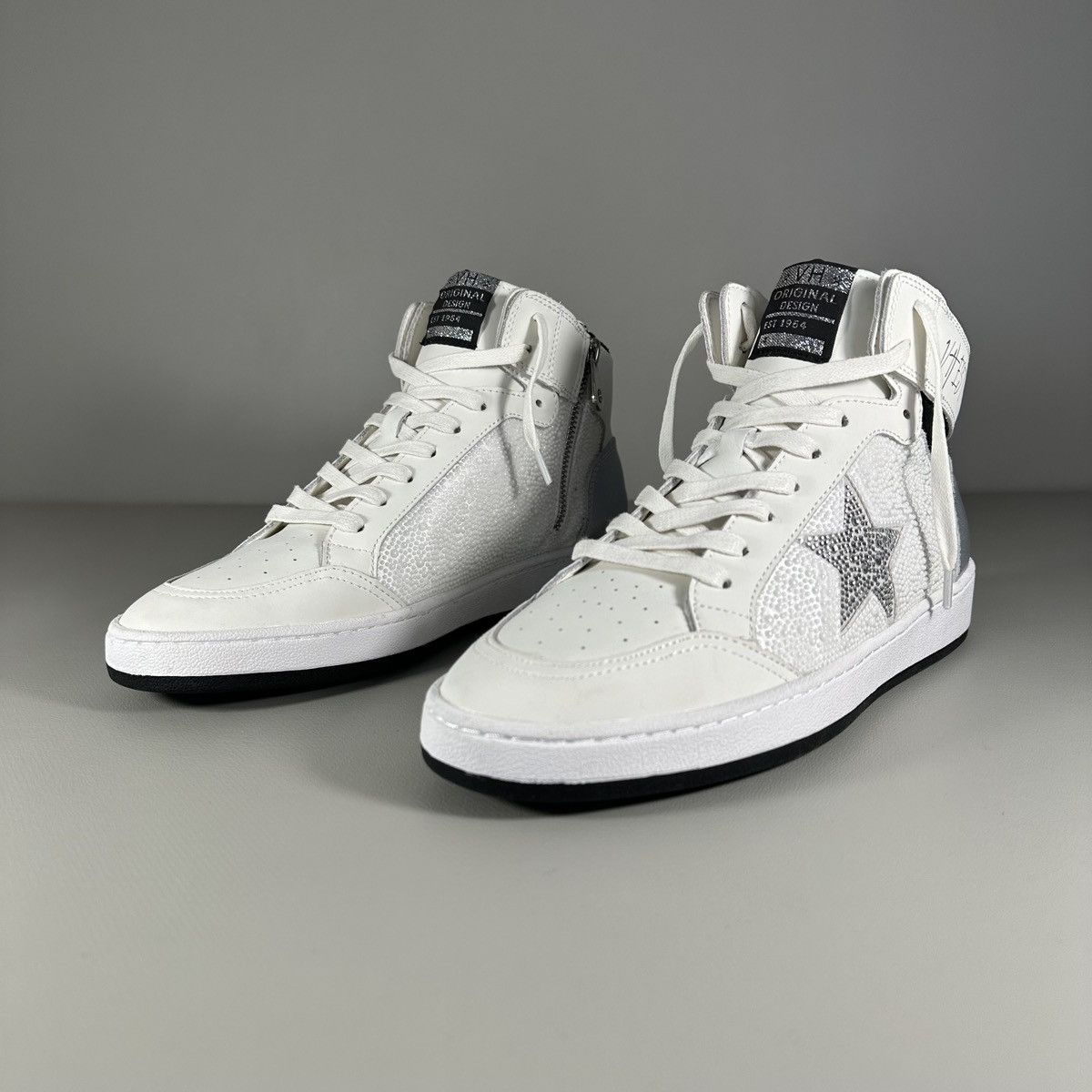 Vintage Havana Vintage Havana Dream High Top Sneakers Pearl Rhinestone Mix Size US 11 / IT 41 - 3 Thumbnail