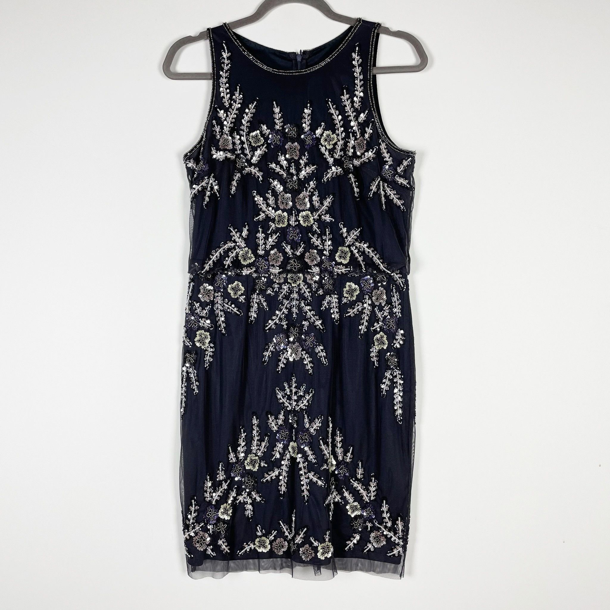 Adrianna Papell Adrianna Papell Women's Beaded Blouson Halter Size M / US 6-8 / IT 42-44 - 1 Thumbnail