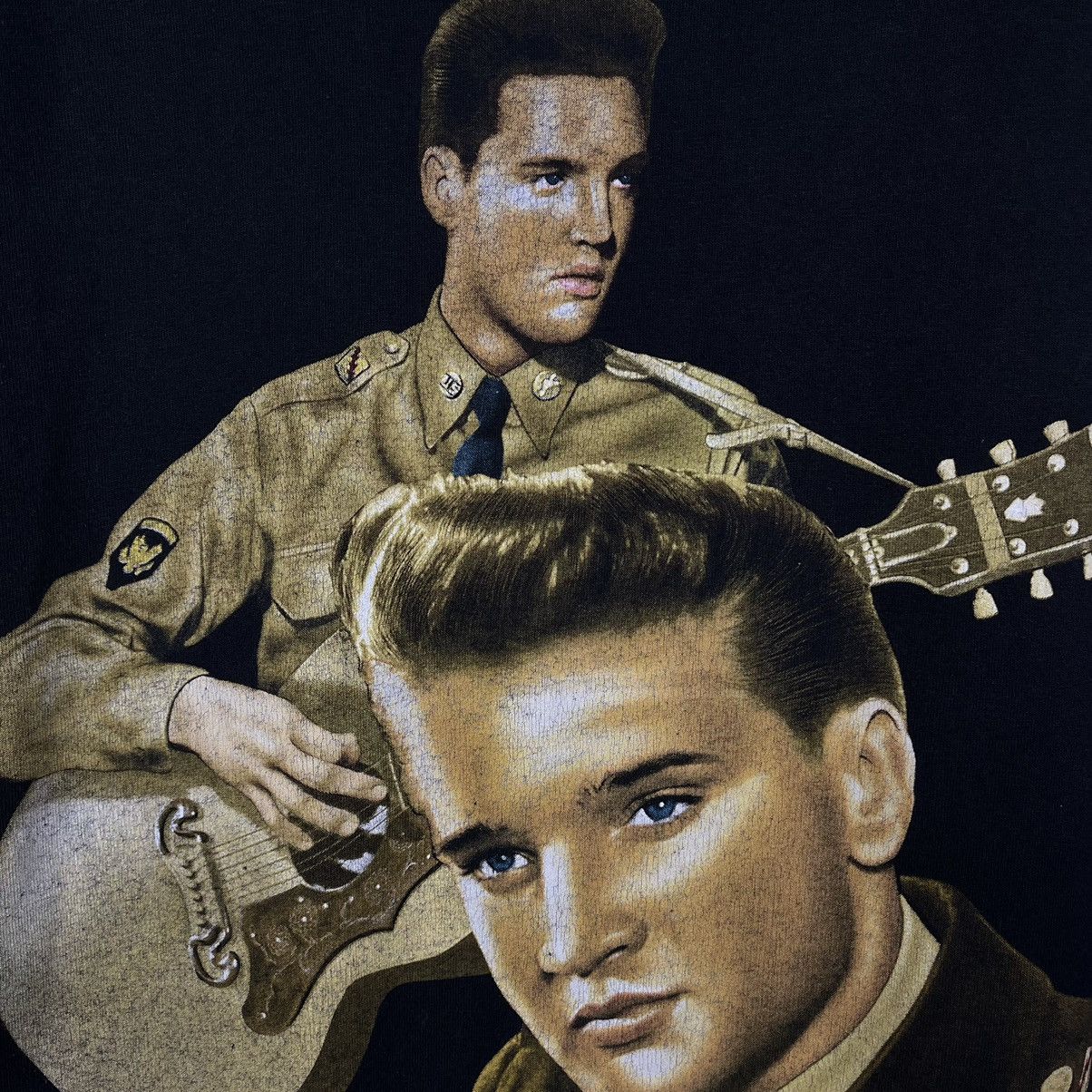 Band Tees × Vintage Vintage Elvis Presley rock n roll singer tee 1996 Size US XL / EU 56 / 4 - 8 Thumbnail