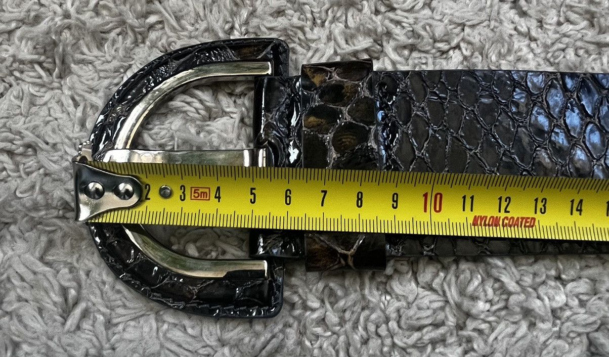 Banana Republic Python print real leather belt Size ONE SIZE - 9 Thumbnail