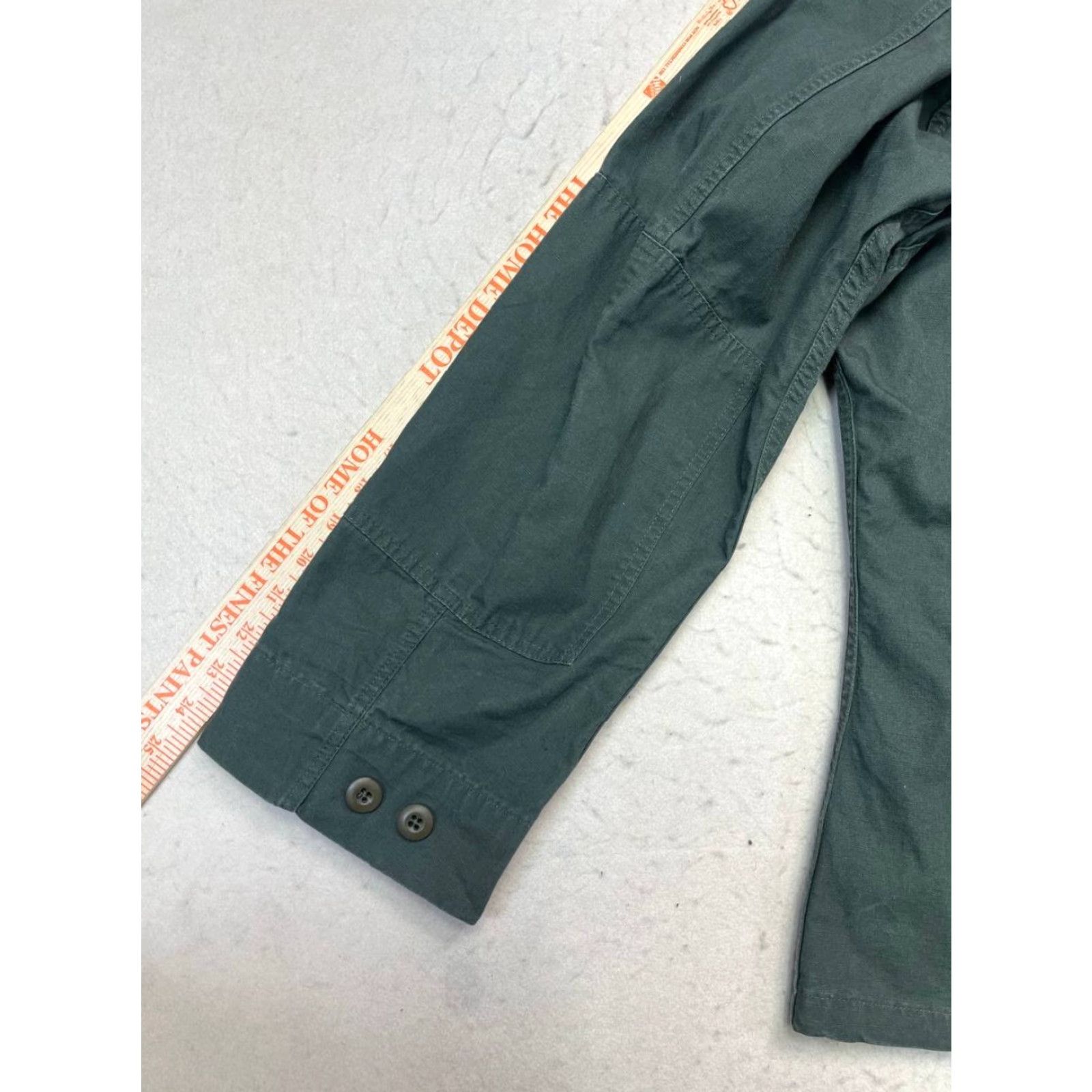 Vintage tru spec US.ARMY Military Green Button up Jacket Medium Regular Lightweight Shirt Men Military Jacket Army Mens Medium Regular Green Size US M / EU 48-50 / 2 - 4 Thumbnail