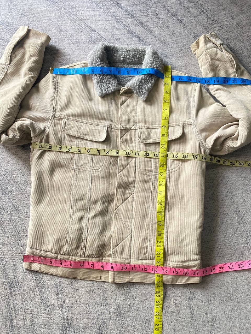 JOHN LAWRENCE SULLIVAN John Lawrence Sullivan Corduroy Sherpa Lined Trucker Jacket Size US XS / EU 42 / 0 - 14 Thumbnail