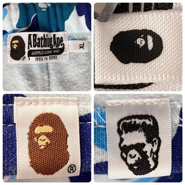 Bape BAPE Shark sweat shorts ABC camo blue a bathing ape ★size XL Size US 36 / EU 52 - 7 Thumbnail
