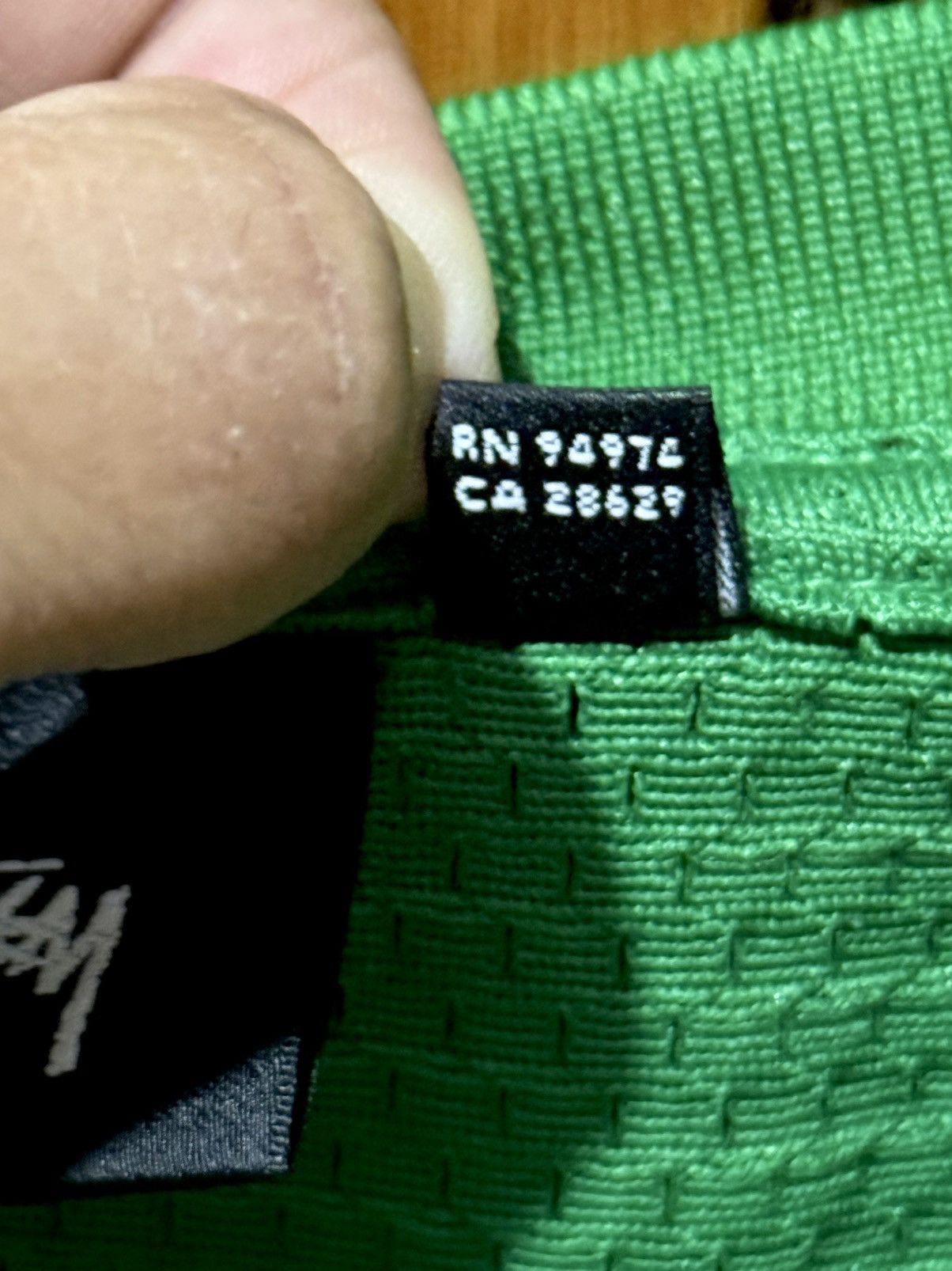 Stussy Stussy Mesh Crown Jersey Green Size US XXL / EU 58 / 5 - 5 Thumbnail