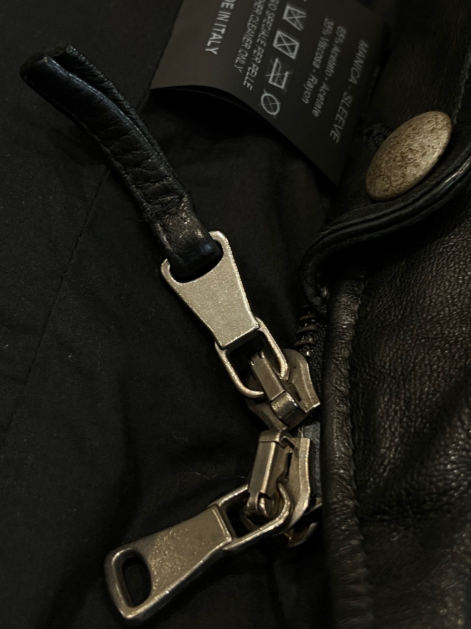 Other EMPRESA “Military Officer” Leather Jacket Size US M / EU 48-50 / 2 - 12 Thumbnail