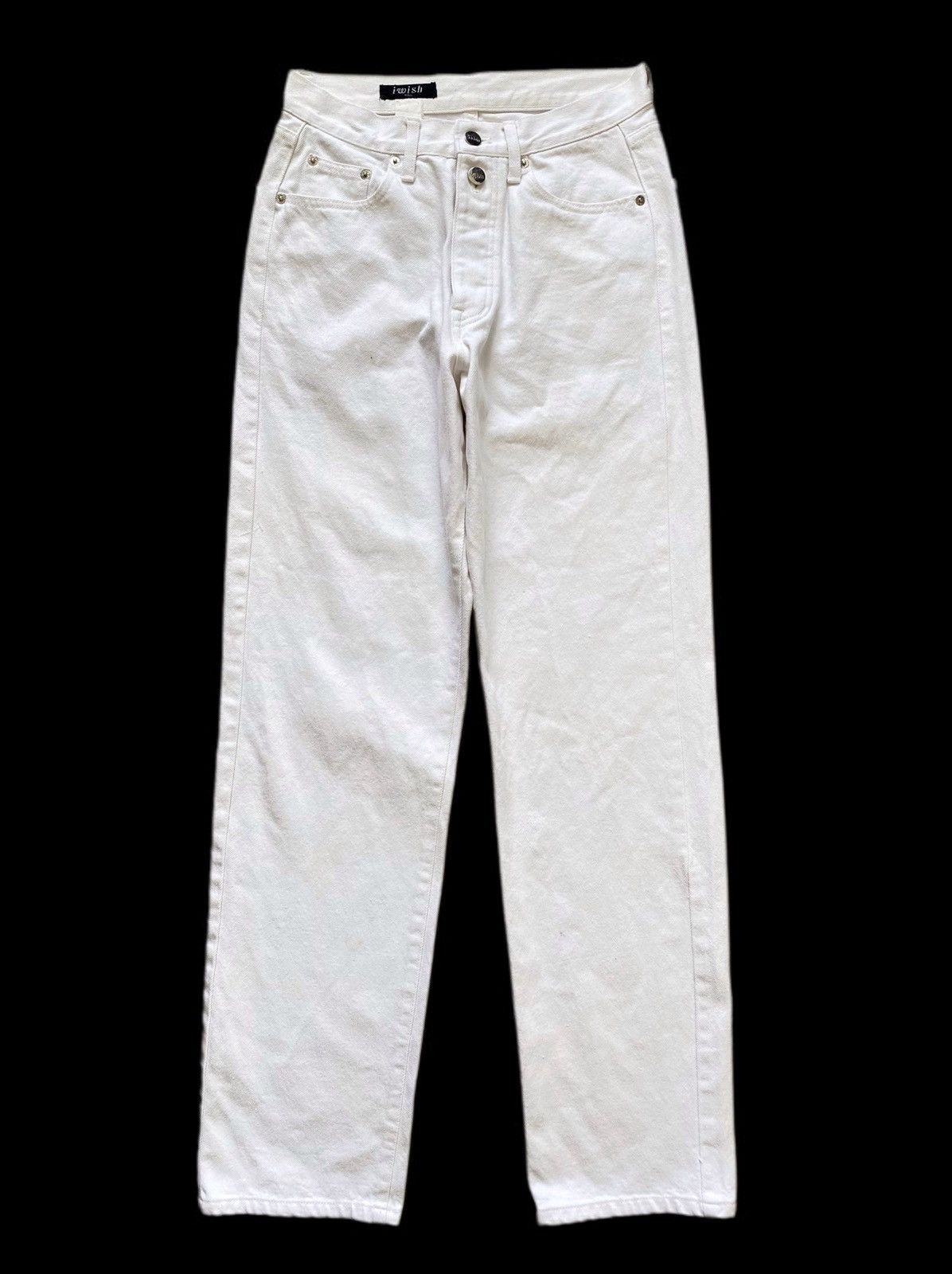 Y's Vintage Iwish Y’s Bis Yohji Yamamoto Crisp White Jeans Size US 28 / EU 44 - 1 Thumbnail