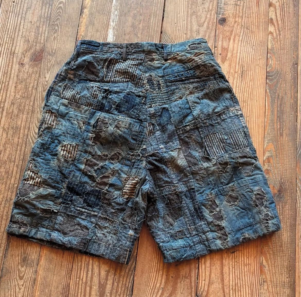 Kapital Kapital Boro Denim IVY Shorts size 2 Size US 32 / EU 48 - 2 Thumbnail