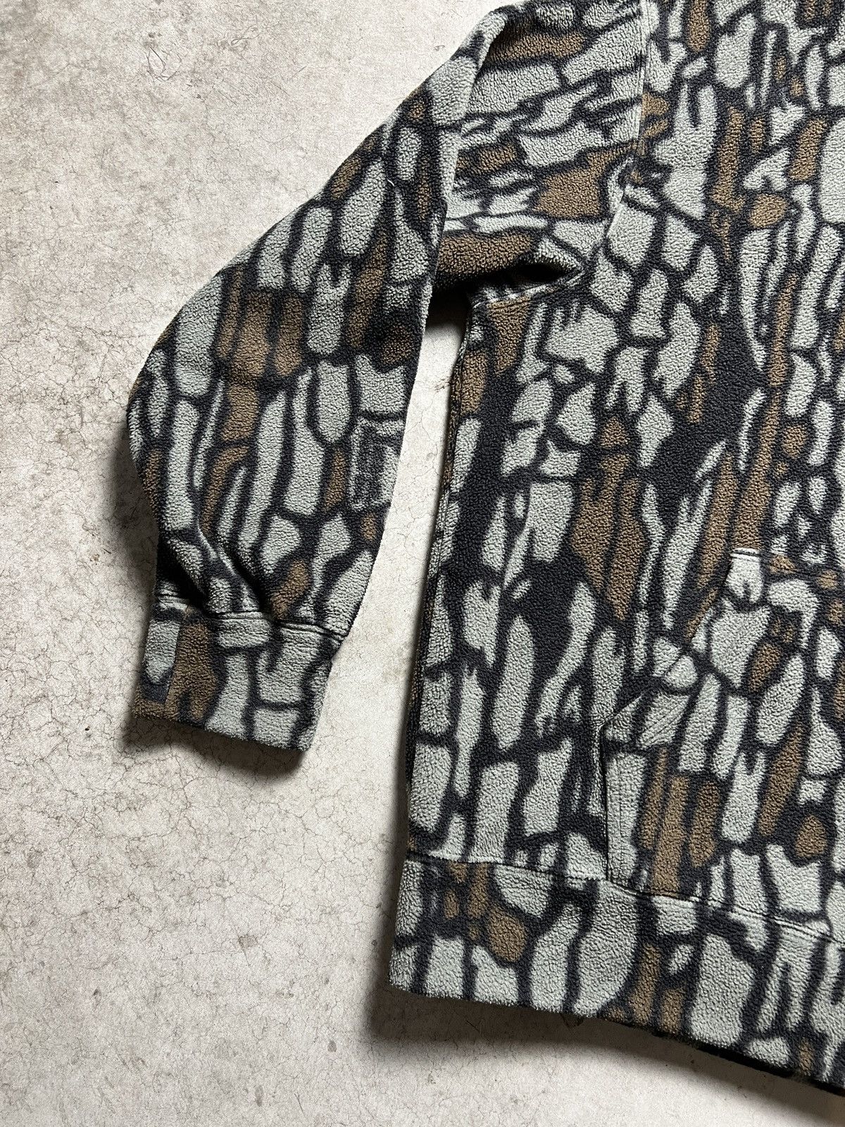 Supreme Supreme Polartec Hooded Sweatshirt Olive Treebark Camo Size US M / EU 48-50 / 2 - 2 Thumbnail