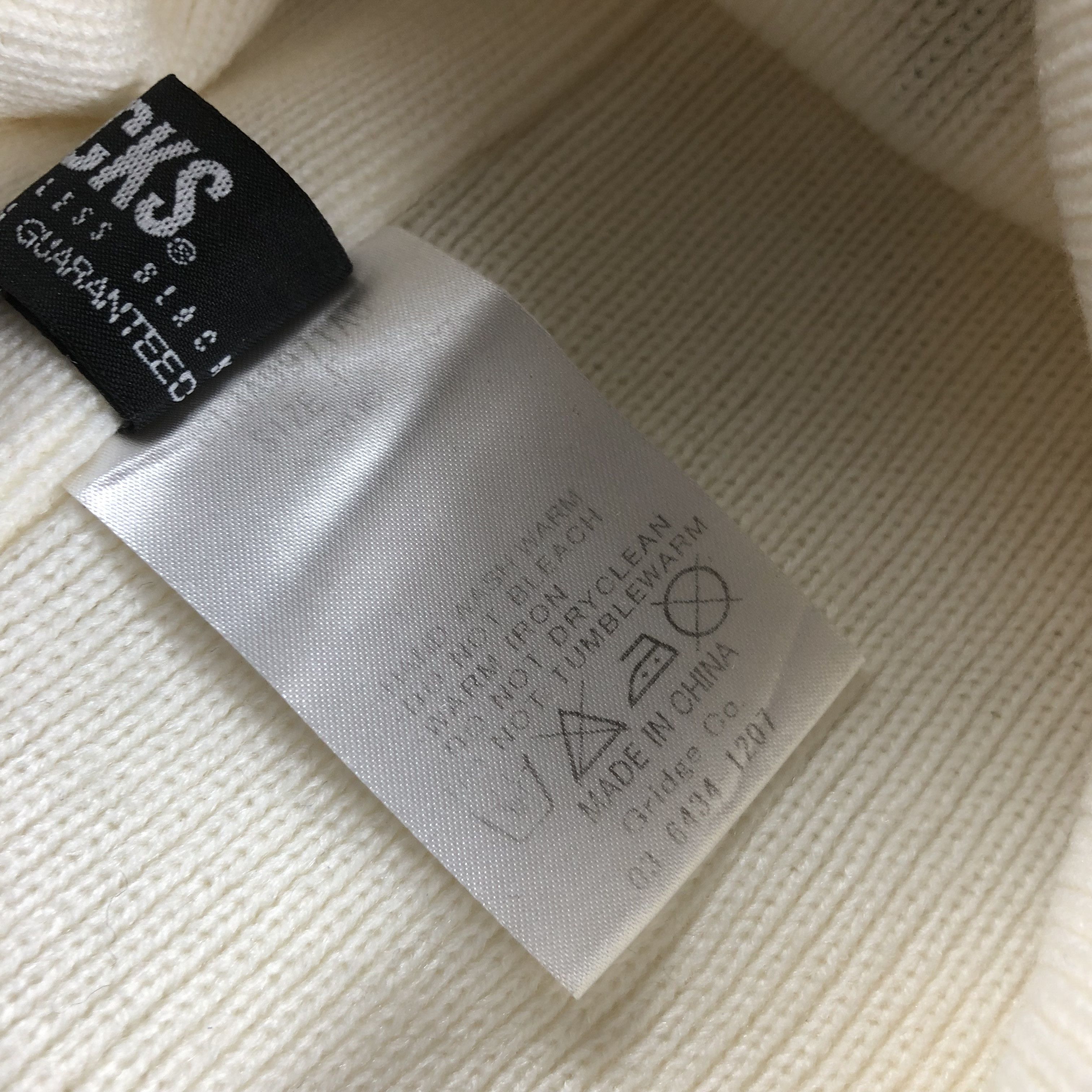 Vintage BAKS Seven Low Satisfaction Alphabet Knit Beanie Hat B584 Size ONE SIZE - 6 Thumbnail