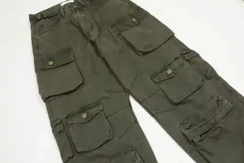 VIBE Multi-Pocket Baggy Cargo Pants Size US 34 / EU 50 - 4 Thumbnail