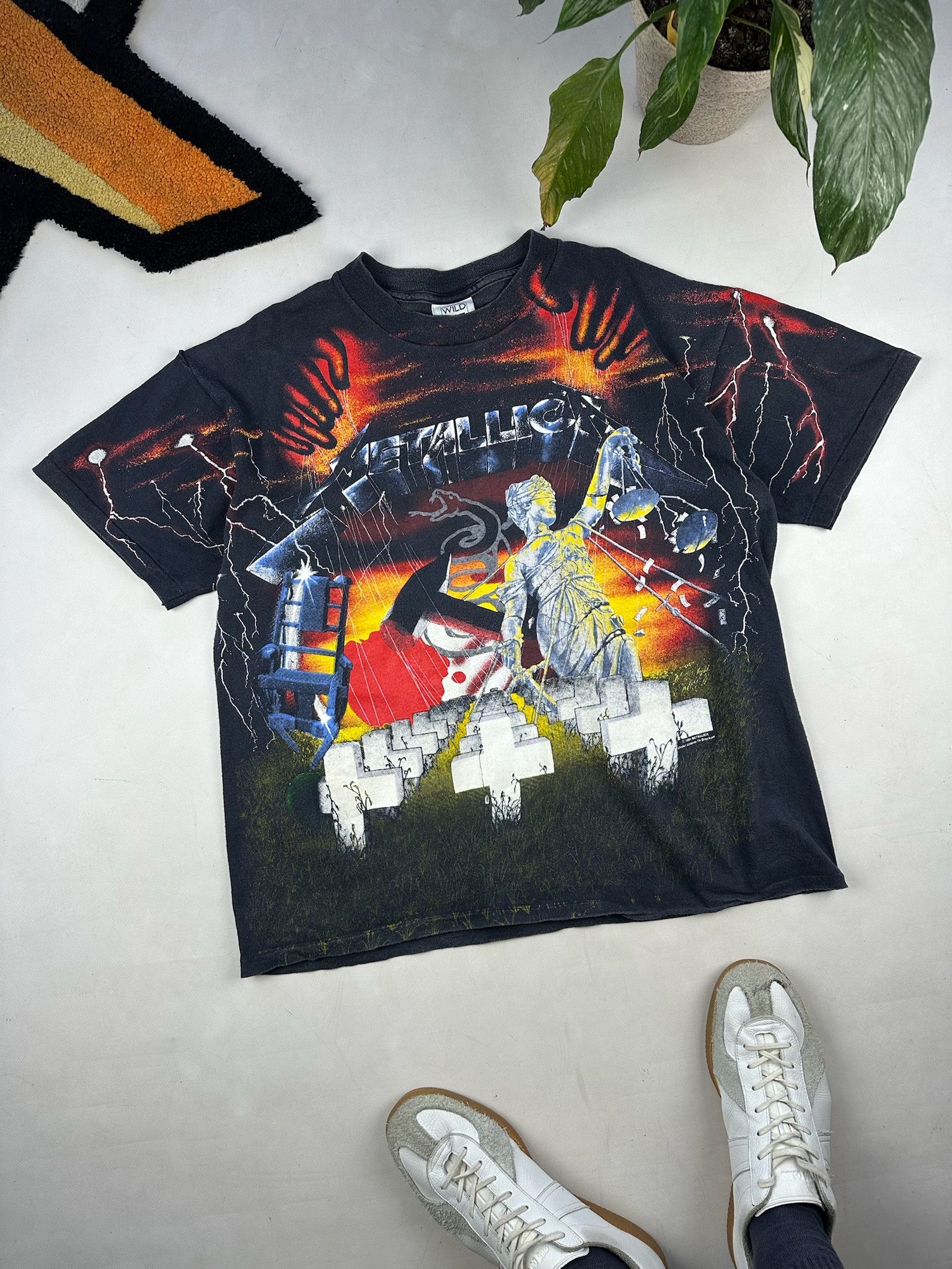 Band Tees × Metallica Vintage Metallica tShirt AOP tee all over print Size US L / EU 52-54 / 3 - 4 Thumbnail
