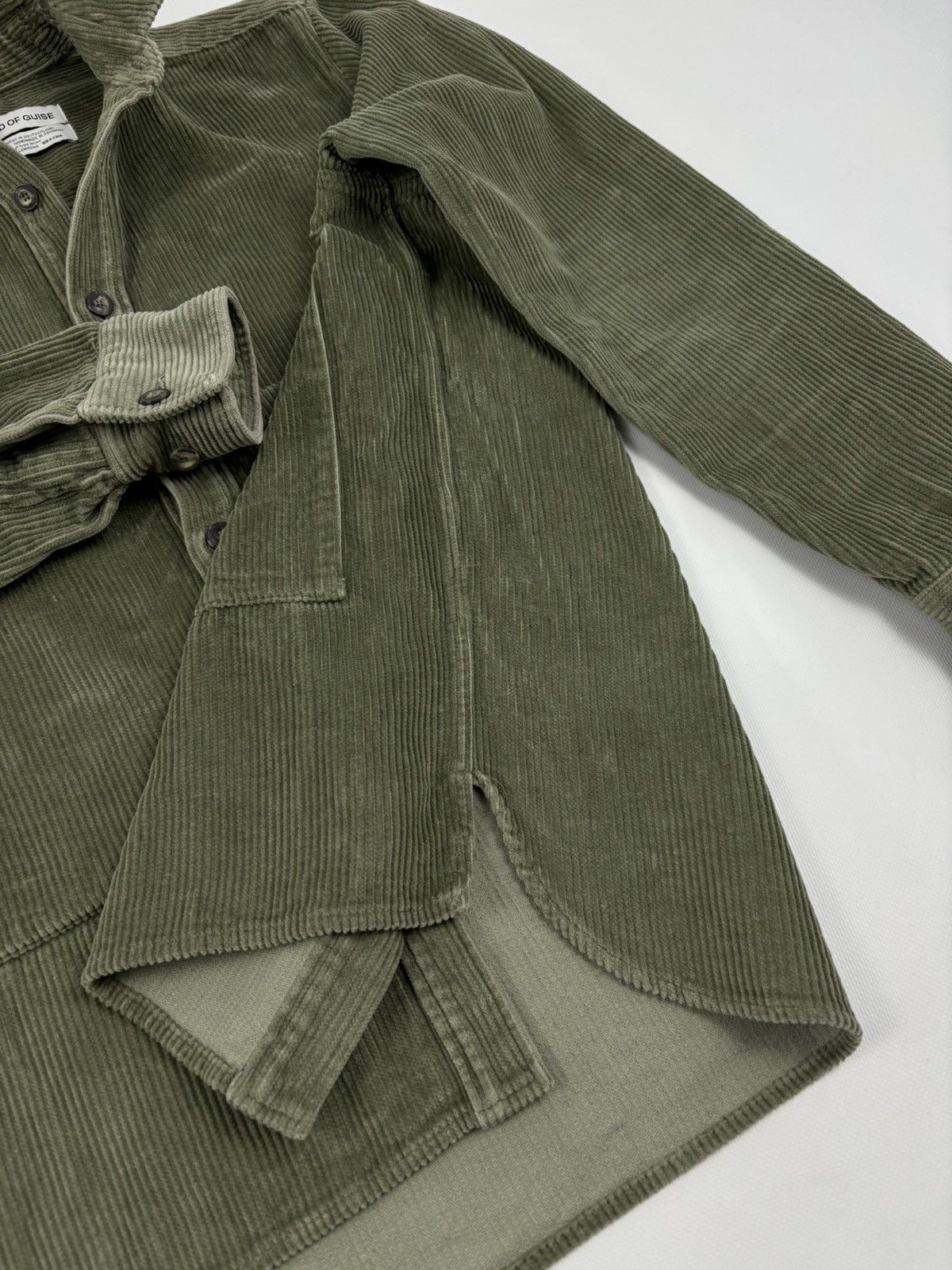 A Kind Of Guise RARE Сorduroy Garment-Dyed Cotton Long Sleeve Overshirt Germany Jacket Shirt S-M Size US M / EU 48-50 / 2 - 22 Thumbnail