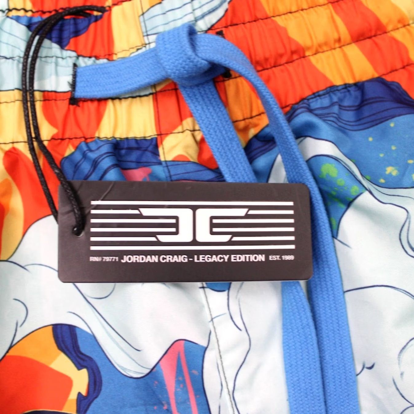 Jordan Craig Jordan Craig Legacy Edition Shorts Bermuda Mens 2XL XXL Multicolor Geometric Logo Athletic Casual Summer Spring NWT Size US 39 - 4 Thumbnail