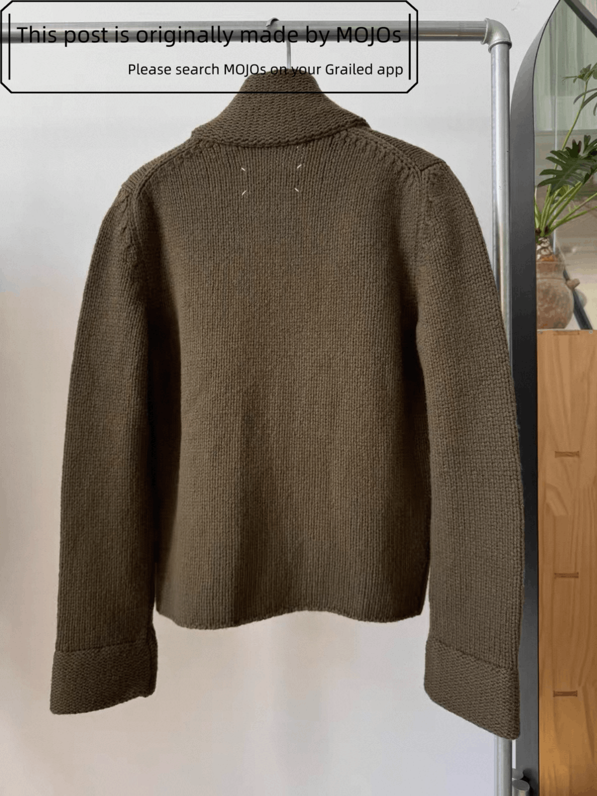 Maison Margiela Maison Margiela 17AW Knitwear Zip-up Jacket mojos1405124 Size US M / EU 48-50 / 2 - 2 Thumbnail