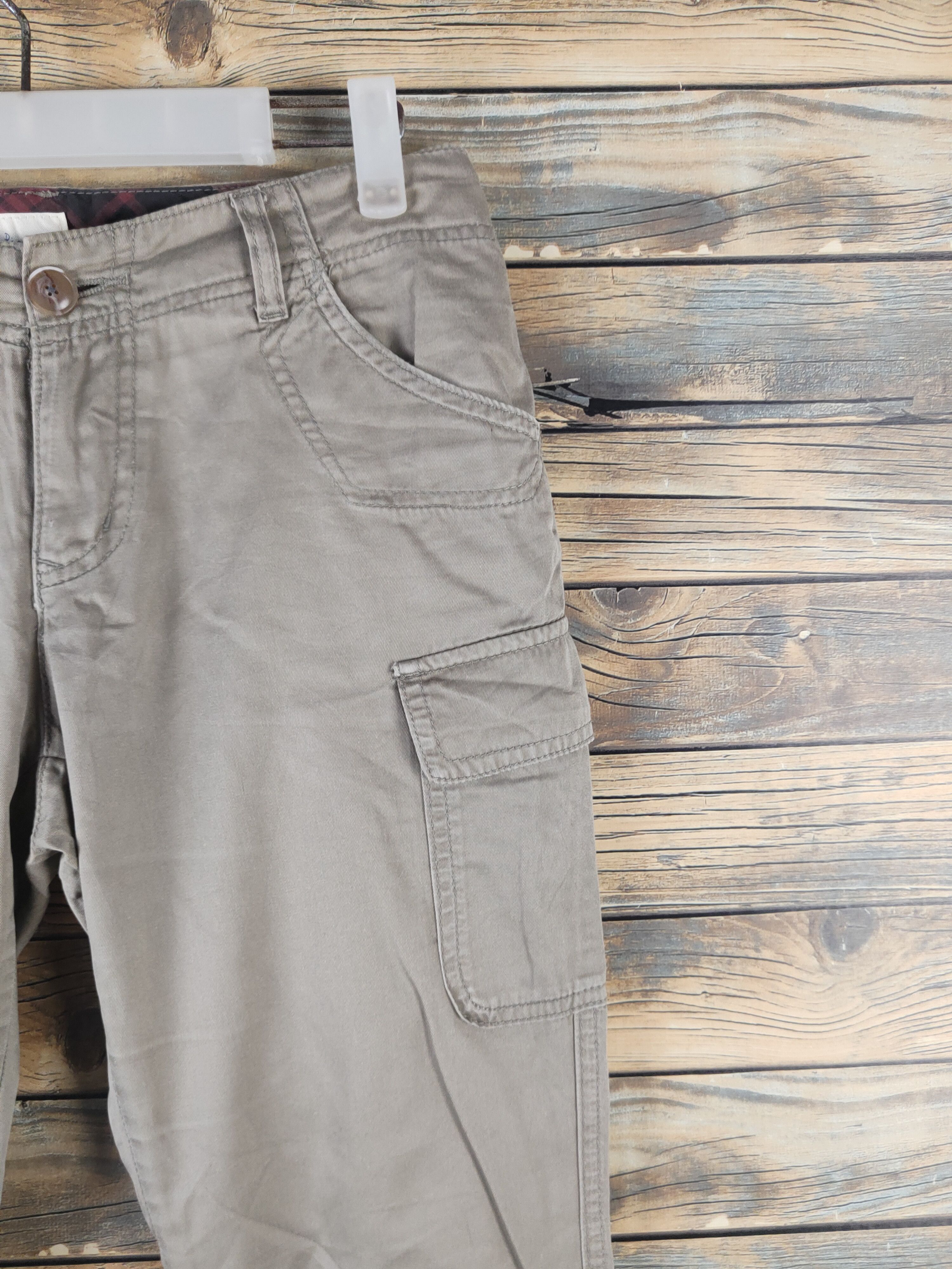 Japanese Brand DL Rope Picnic Beige Multipocket Cargo Pants #2676 Size 28" / US 6 / IT 42 - 5 Thumbnail