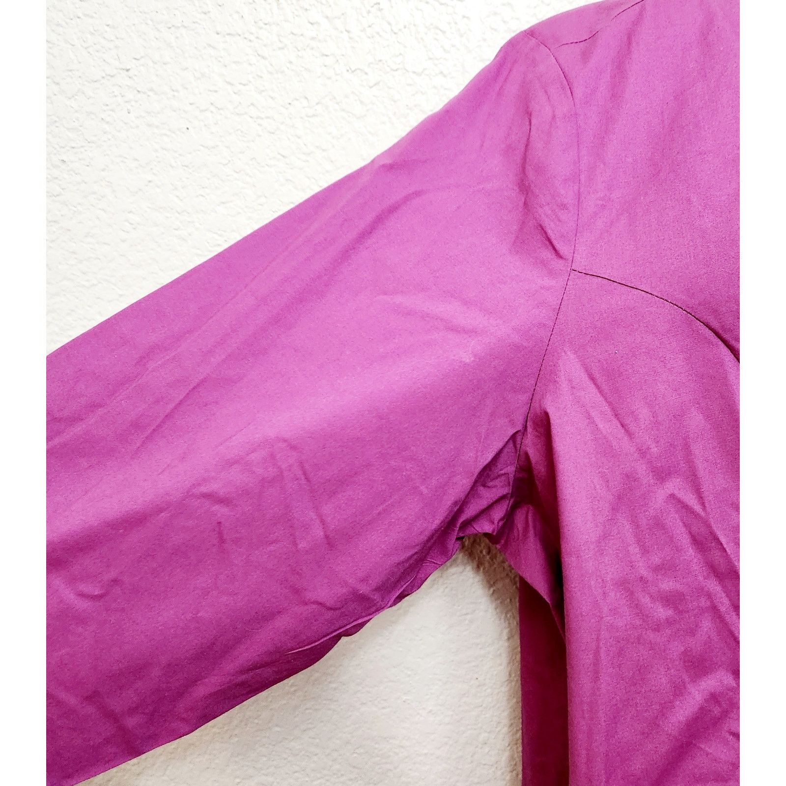 Other Riders By Lee Fuchsia Purple Pink Hidden Buttons Top 2X Plus Size XXL / US 16-18 / IT 52-54 - 2 Thumbnail