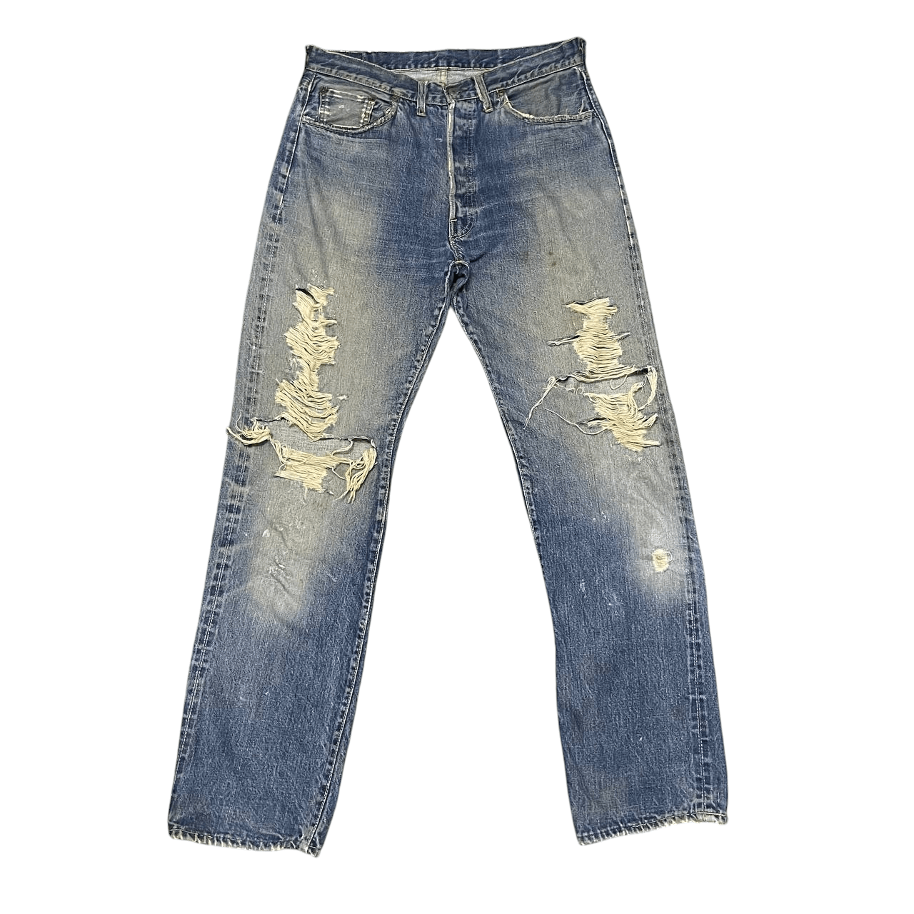 Levi's Vintage 60s Levis 501 Big E Denim Button No 2 Size US 32 / EU 48 - 1 Thumbnail