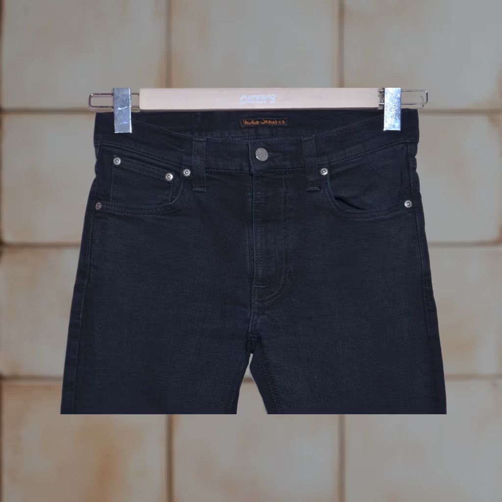 Nudie Jeans Nudie Jeans - Lean Dean - Raw Black 29x30 w/ Fades