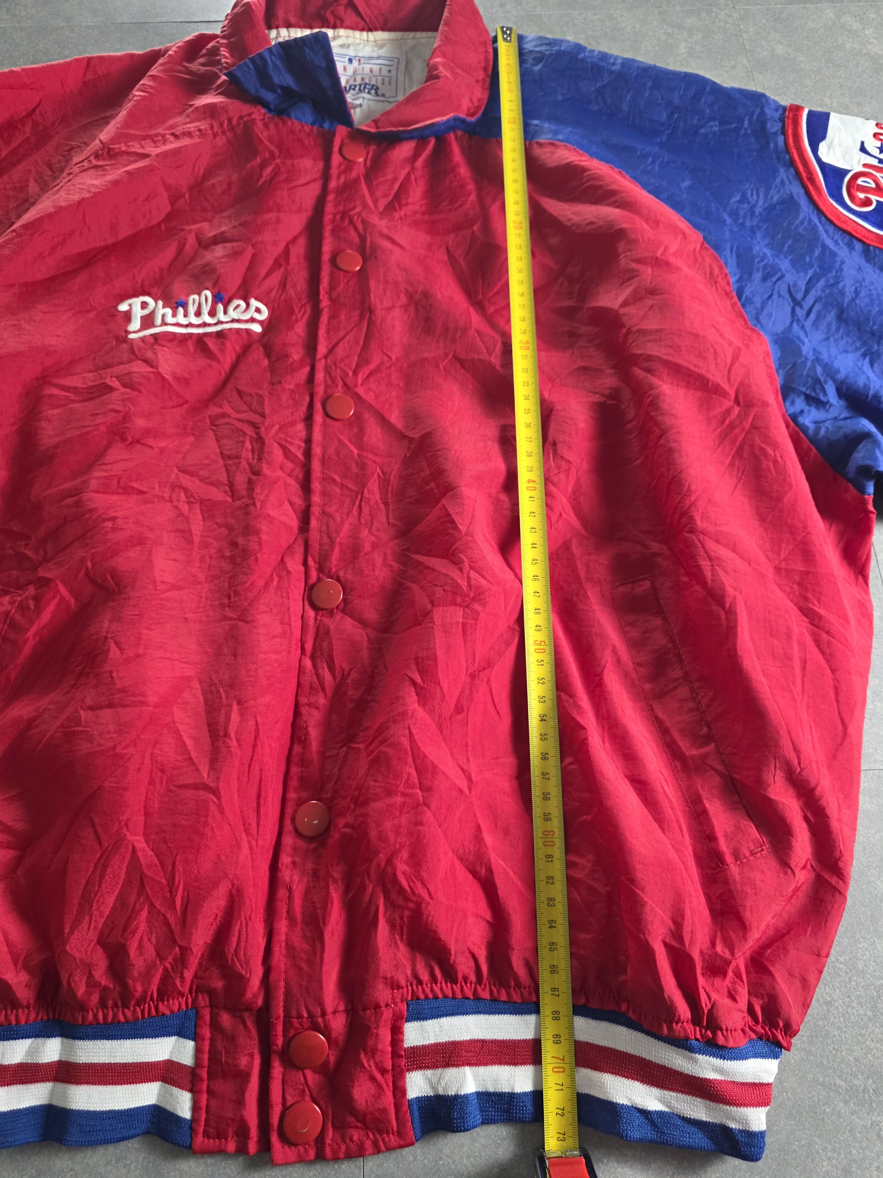 Starter Vintage Starter MLB Philadelphia Phillies Windbreaker Jacket Size US XL / EU 56 / 4 - 11 Thumbnail
