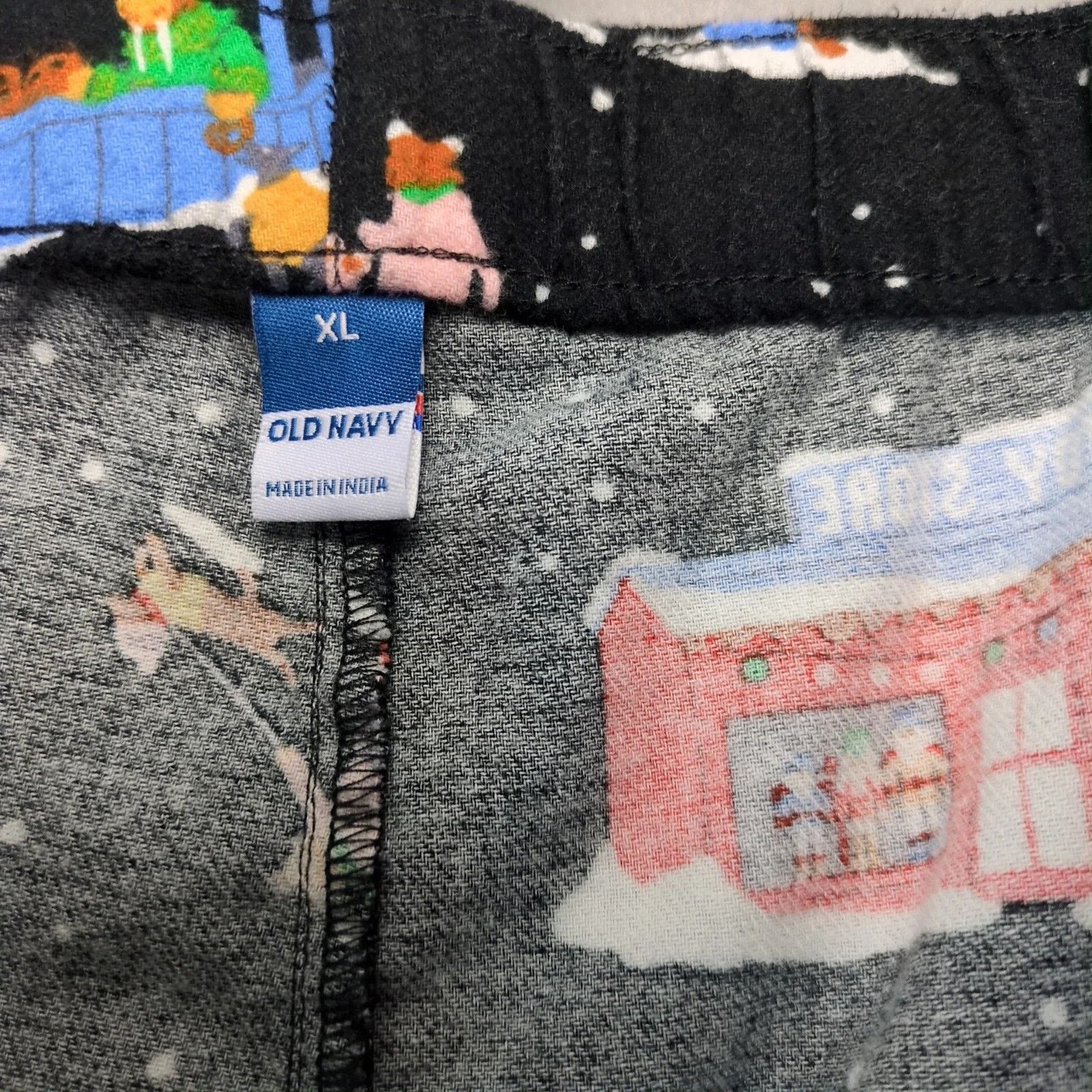 Old Navy Old Navy Winter I Love Snow Cotton Flannel Lounge Pants XL Size 38" / US 16 / IT 52 - 3 Thumbnail
