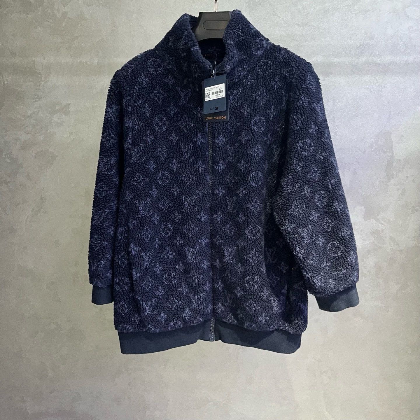 Louis Vuitton Louis Vuitton Deep Blue Jacquard Jacket Size US XL / EU 56 / 4 - 1 Thumbnail