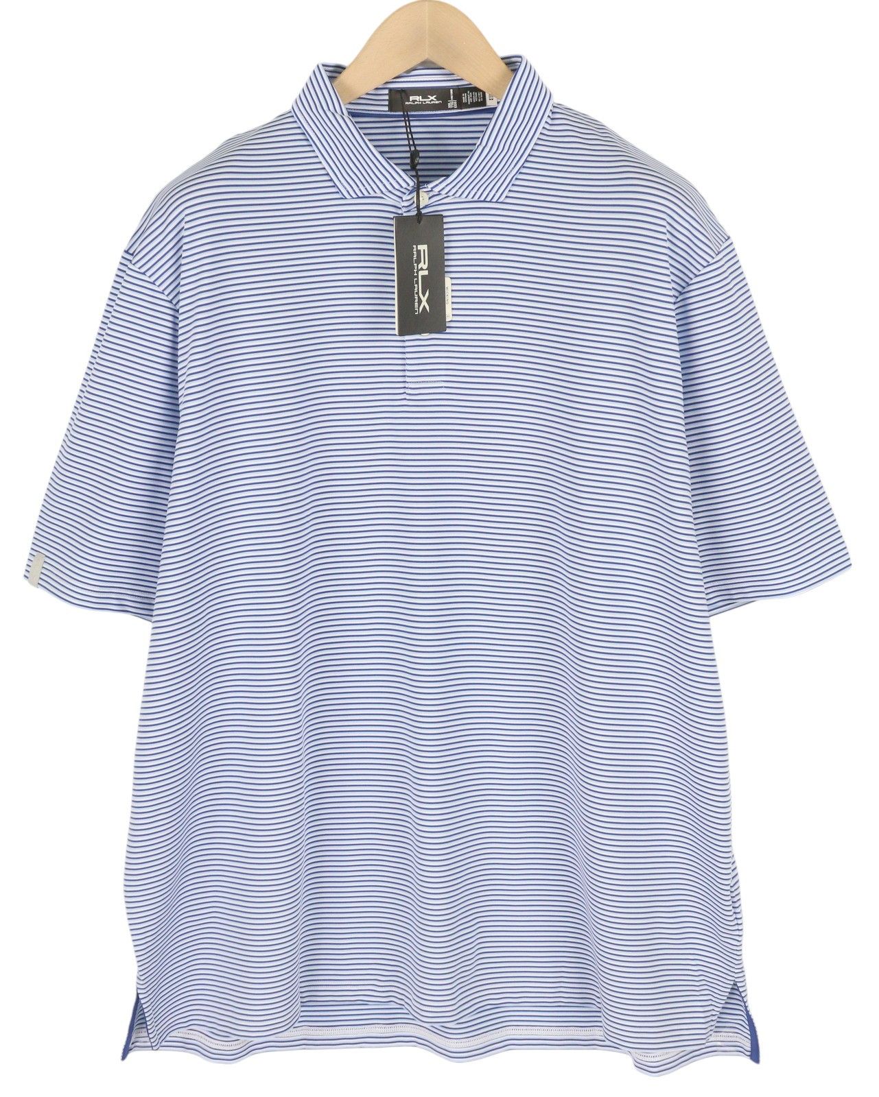 RLX Ralph Lauren GOLF 2XL Blue Striped Polo Tee 84551 Size US XXL / EU 58 / 5 - 1 Thumbnail