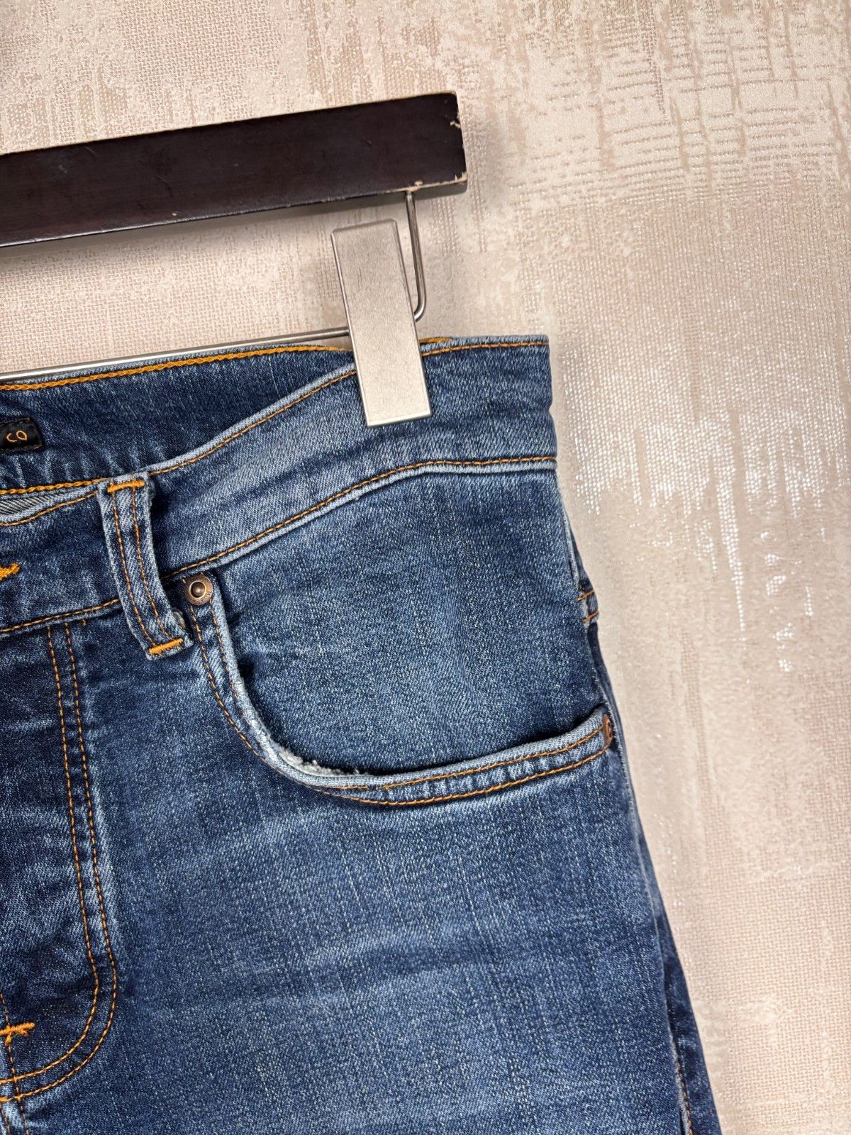 Nudie Jeans Nudie Jeans Co Grim Tim Dark Blue Orange W 32 L 34 Size US 32 / EU 48 - 8 Thumbnail