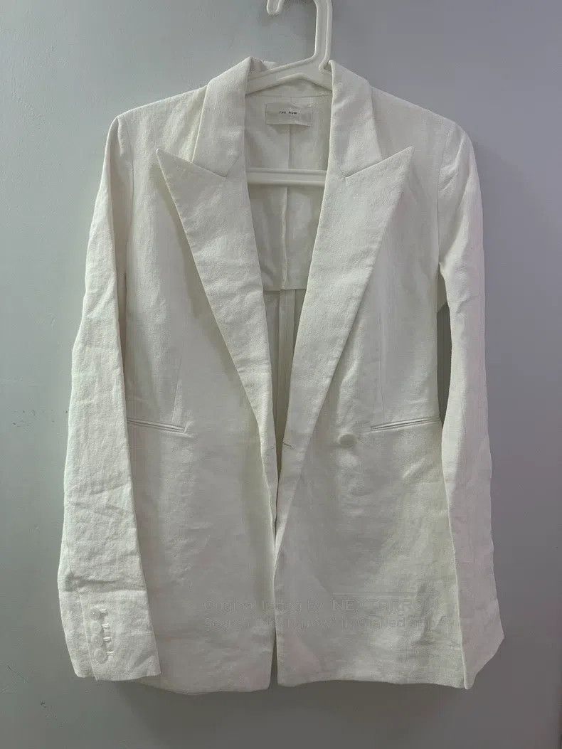 The Row The row size 0 Ladies' long white jacket Size M / US 6-8 / IT 42-44 - 4 Thumbnail