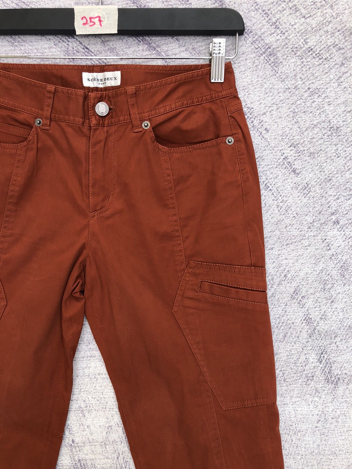 Japanese Brand Japanese Cargo Pants Multipocket Skinny Fit W27xL37.5 Size US 27 - 5 Thumbnail