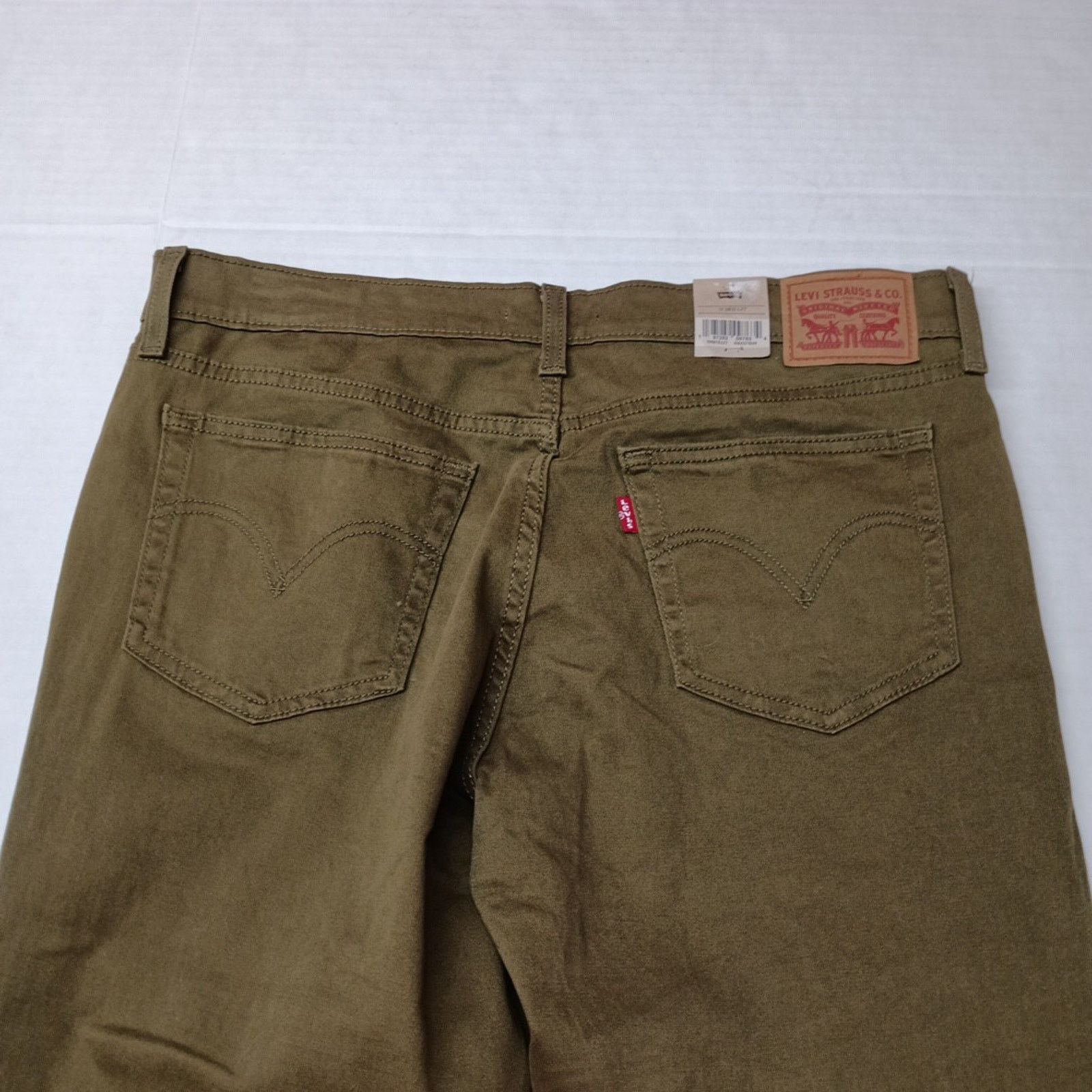 Levi's Levi's Women Tapered Leg Boyfriend Jeans Size 12 31x27 Green Size 31" - 8 Thumbnail