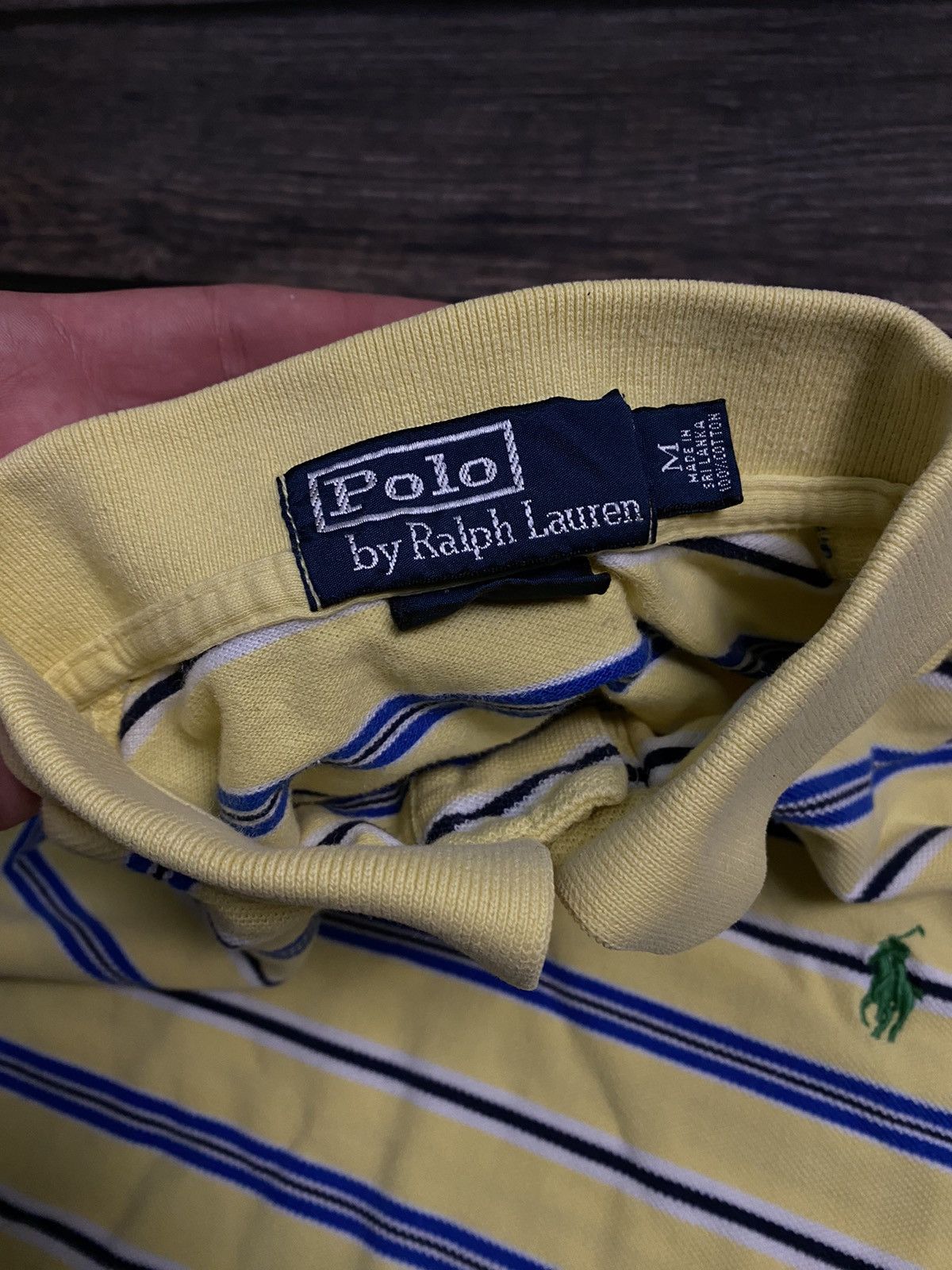 Polo Ralph Lauren × Vintage Ralph Laurent Vintage Striped Polo Shirt Size US M / EU 48-50 / 2 - 4 Thumbnail