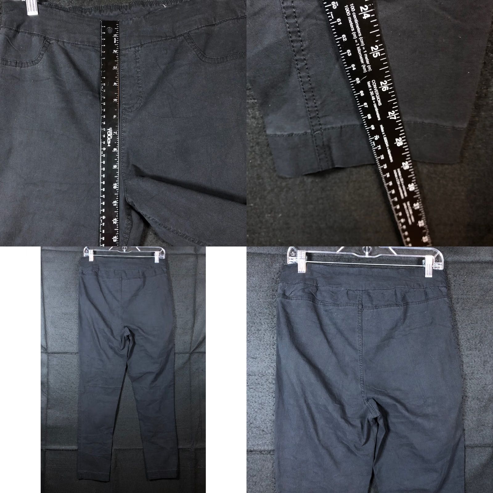 Soft Surroundings Soft Surroundings Womens Pants Black Pull On High Rise Jegging Stretch L Jegging Pants Womens Black High Rise Stretch Pull On L Size 30" / US 8 / IT 44 - 8 Thumbnail