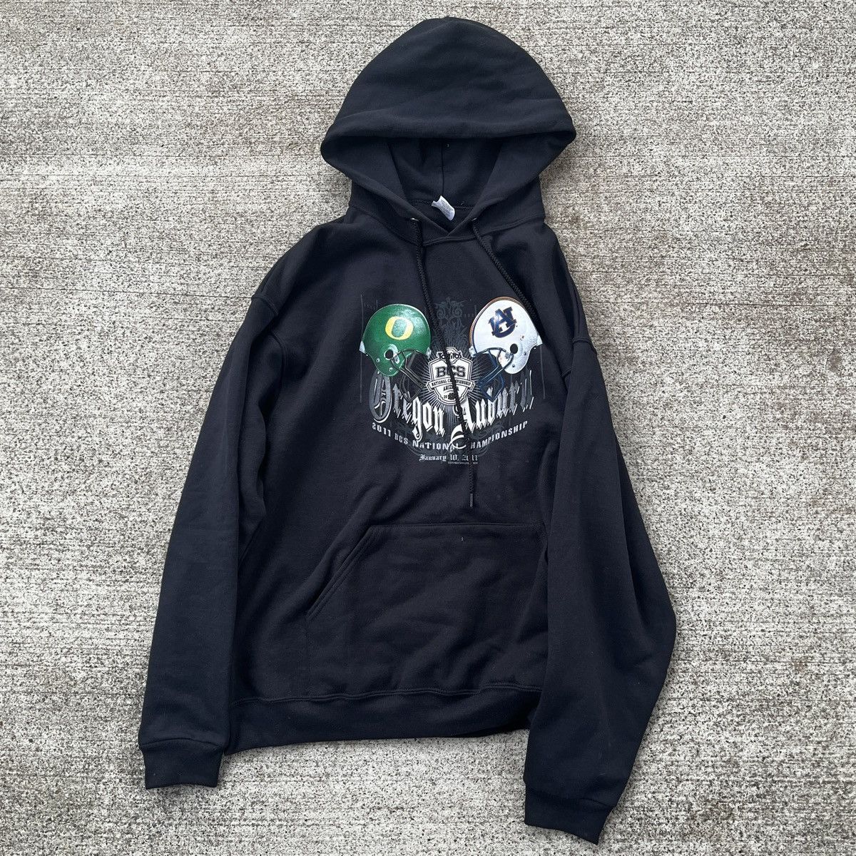 Vintage 2011 OREGON DUCKS TIGERS National Championship Hoodie XL Size US XL / EU 56 / 4 - 1 Thumbnail