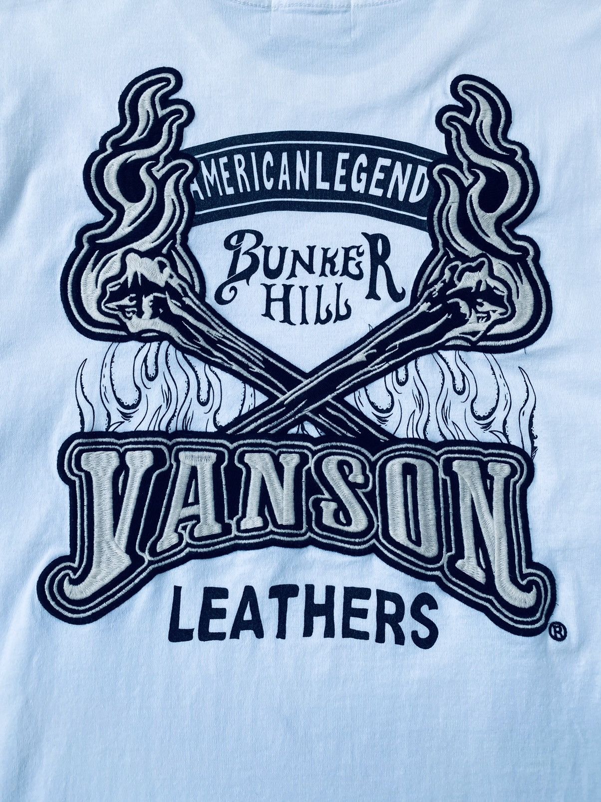 Vanson Leathers Vintage Vanson Leather Bunker hill Double Sleeve Rare Size US L / EU 52-54 / 3 - 4 Thumbnail