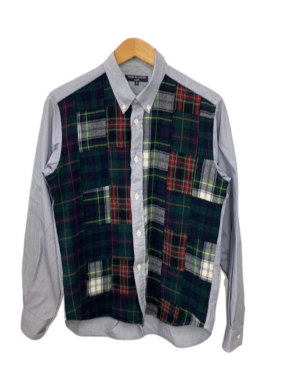 Comme des Garcons × Comme des Garcons Homme Patchwork Button Shirt - Comme Des Garcons Size US S / EU 44-46 / 1 - 1 Thumbnail