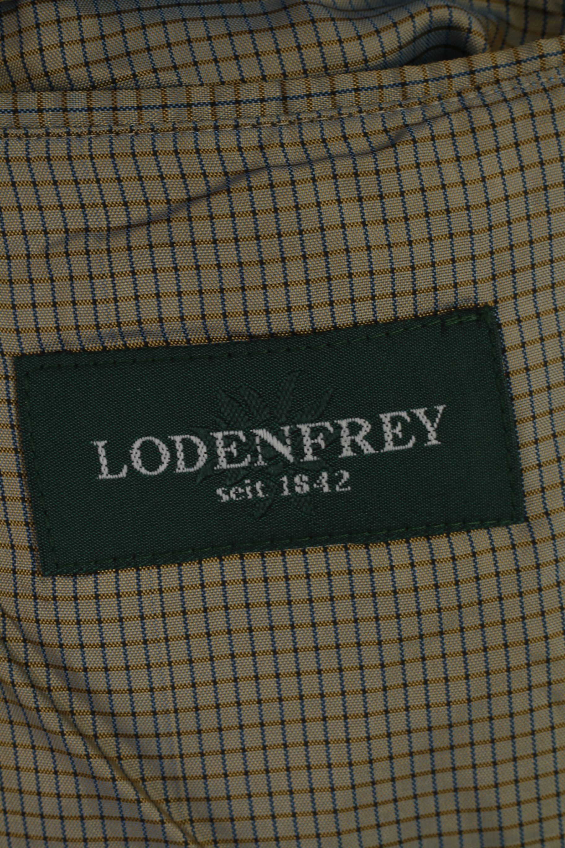 Vintage Lodenfrey Men 56 Blazer Wool Grey Vintage Tyrol 2123 Size 46R - 6 Thumbnail
