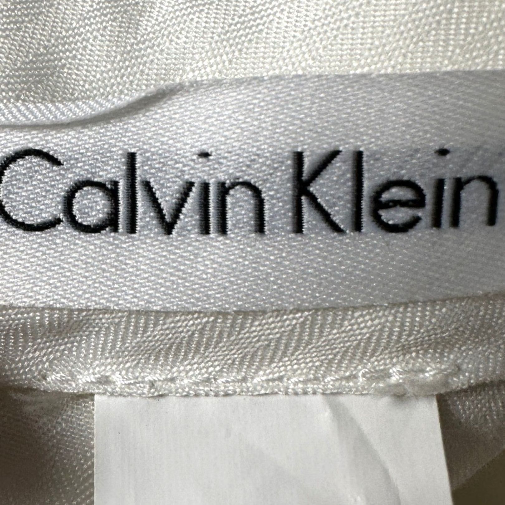 Calvin Klein Calvin Klein Pants Mens 40X32 Ivory Dress Pants Flat Front Stretch Straight Leg Business Formal Women? Mens Size US 40 / EU 56 - 3 Thumbnail